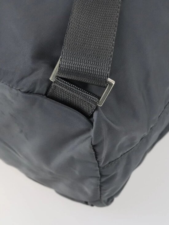 PRADA Backpack Nylon Gray Silver Auth gh1547 main image 14
